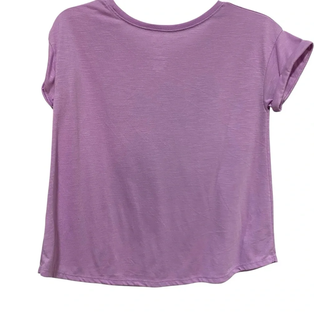 SO Kids Matching Set Jeans T-Shirt Knit Top Purple and Blue Size 14